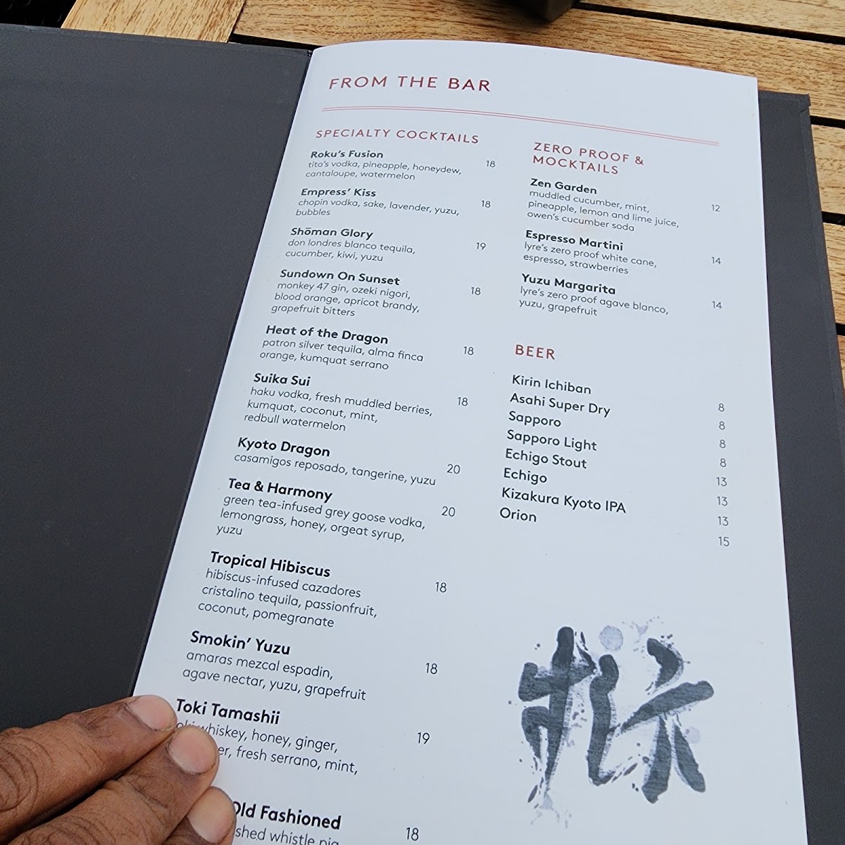 Menu Sushi Roku Santa Monica-1