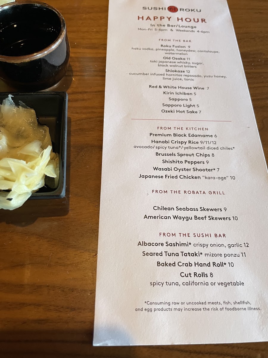 Menu Sushi Roku Santa Monica-6